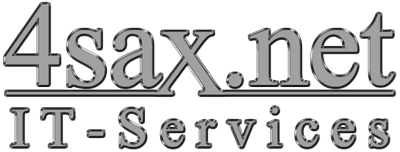 Logo www.4sax.net | IT-Services | Web-Development | eCommerce